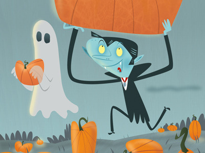 Halloween ghost halloween illustration illustrator monsters vampire vector