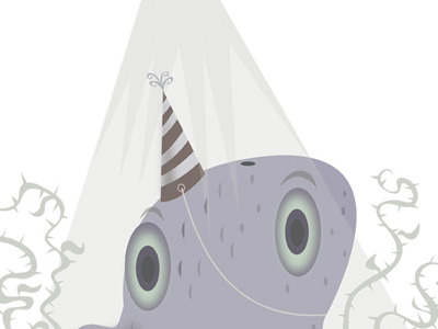 Birthday Monster birthday humor illustration monster vector