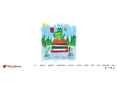 website bee books frog reading website