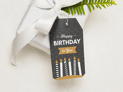 Birthday gift card adobe birthday birthday cake card color design flat gift gift card illustration illustrator logo modern new party vector