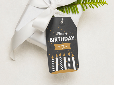 Birthday gift card