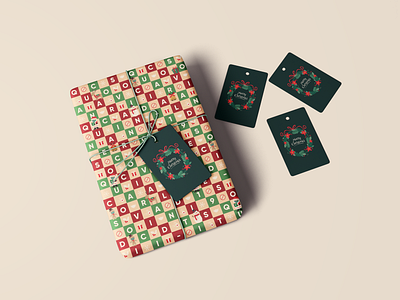Wrapping paper Gift with Covid-19 Virus Theme