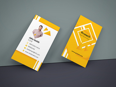 Business card adobe businesscards card design illustrator photoshop yellow