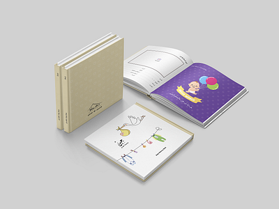 Gene|| baby memory book adobe baby book booklet color creative illustrator indesign memories memory new nice