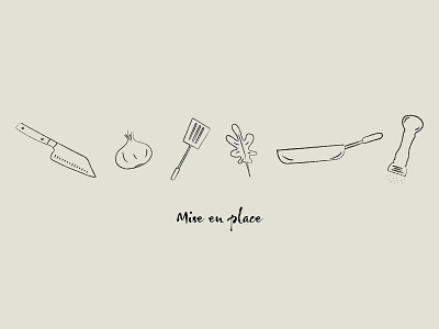 Mise en place Iconography