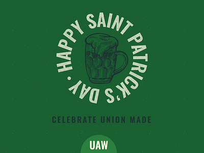 Union-Made Beer advocacy beer green green beer lucky saint patricks day