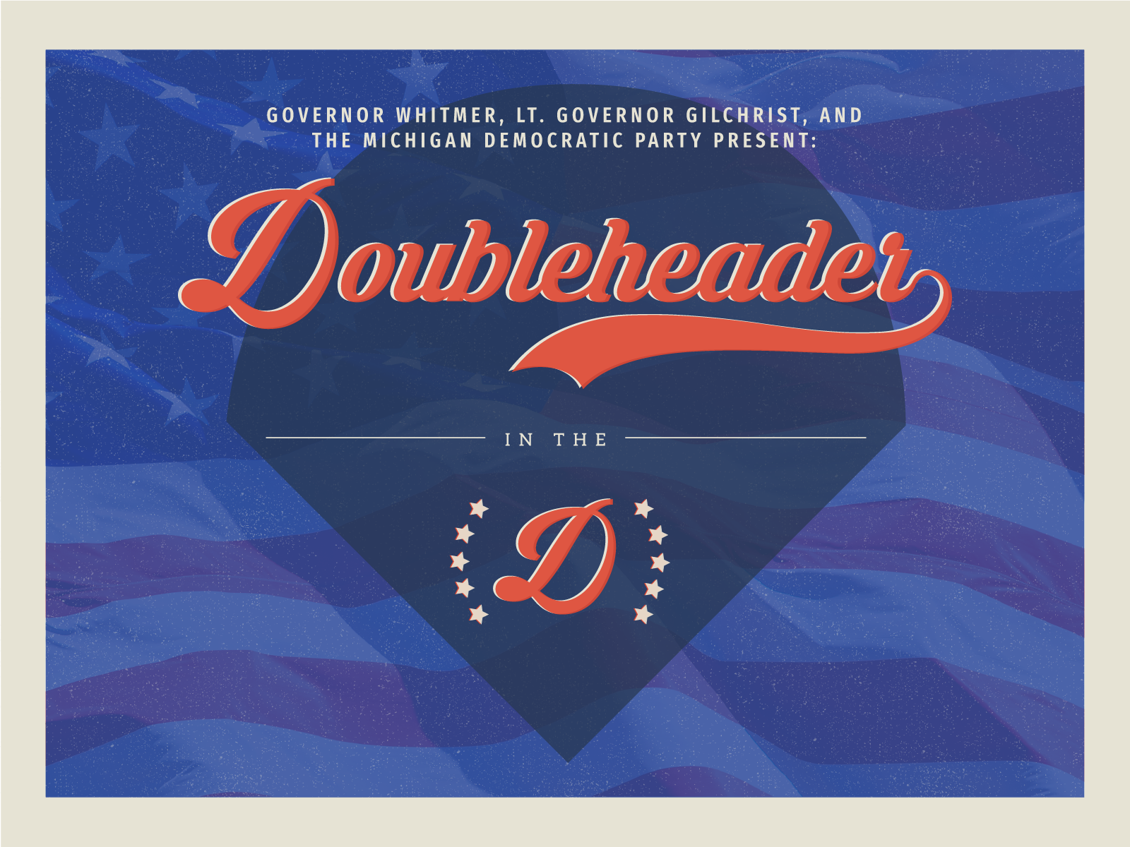 Doubleheader in the D Commemorative Poster by Campbell Thompson for ...