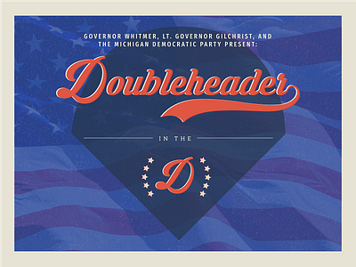 Doubleheader in the D Commemorative Poster