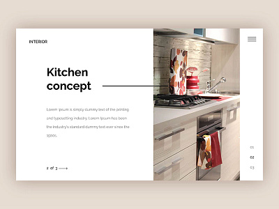kitchen interior concept