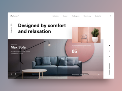 Typography UI β Project 22 ux designer minimalistic minimal clean web design website webpage webdesign page landing page interface userinterface uidesign design web typography layout uiwebdesign ui