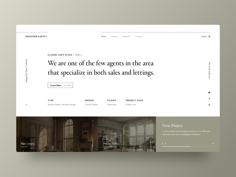 Typography UI β Project 62 ux designer minimalistic minimal clean web design website webpage webdesign page landing page interface uiwebdesign userinterface uidesign design web typography layout ui