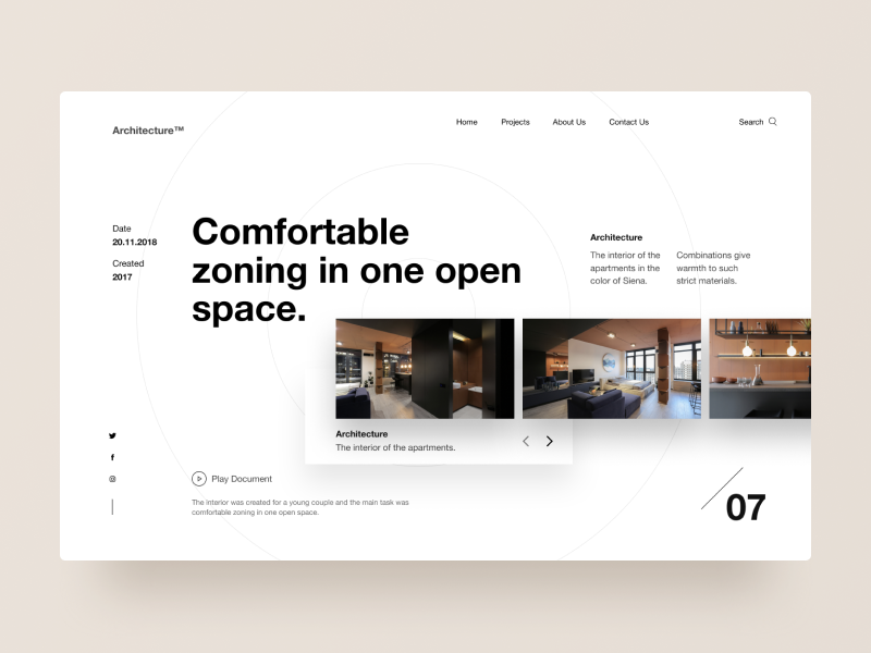 Typography UI β Project 80 ux designer minimal minimalistic clean web design website webpage page webdesign landing page interface uiwebdesign userinterface design uidesign web typography layout ui