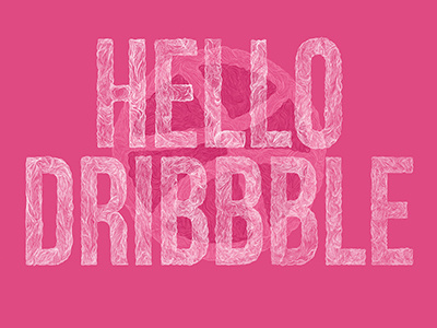 Hello Dribble debut dribbble hello