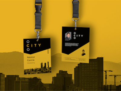 Identificaciones City Lifestyle banner branding card flyer marketing print publicidad publicity