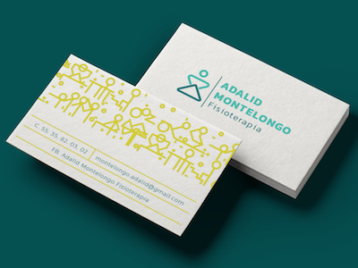 Tarjetas de Presentación Adalid Montelongo branding card marketing print publicidad publicity