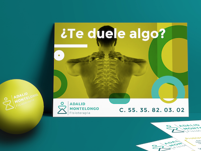 Flyer Branding Adalid Montelongo Fisioterapia