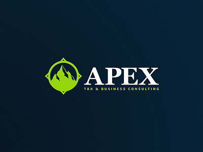 Apex Consulting apex branding business consulting identity design logo tax