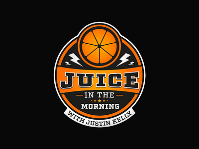 Juice In The Morning branding design identity itunes juice logo podcast
