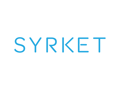 Syrket brand branding clean design icon identity simple technology wordmark
