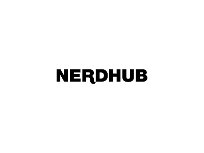 Nerdhub Logo brand calendar clean hub logo moustache nerd nerdhub