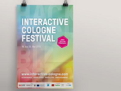 Interactive Cologne 2014 cologne conference corporate design event plakat poster