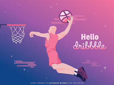 Hello Dribbble!! debut design dribbble first shot invite