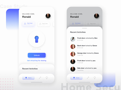 Virtual Key Management - Home by Ron on Dribbble