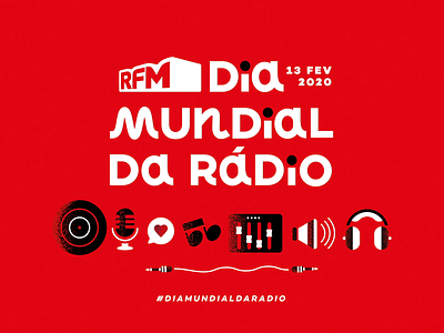 Dia Mundial da Rádio - World Radio Day icons illustration megahits megahits music radio rfm rock songs world radio day