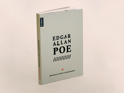Allan Poe - type cover allan poe author book book cover cover editorial grey guns minimalism mistery type