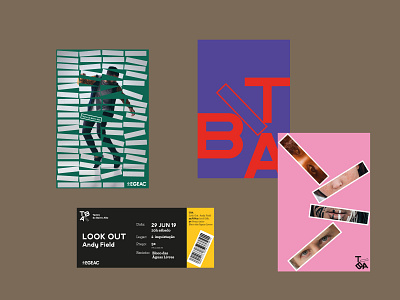 TBA art art direction branding dynamic font identity logo poster theater design type typography