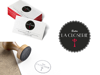 Closerie Branding card identity menu stationery visit visual