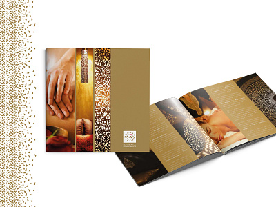 LES Bains de Marrakech - Spa brochure decoration interior packaging stationery