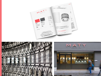 Maty book brand logo packaging stationery