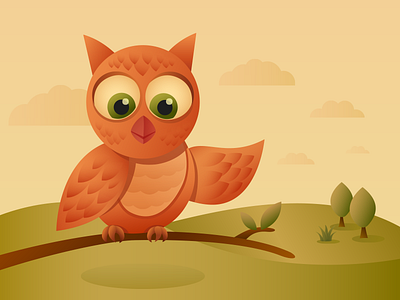 Owl bird illustration owl vector