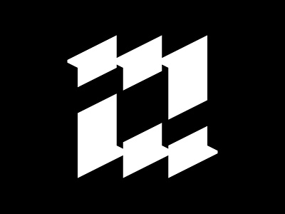 M letter logo logo design m markus stamp