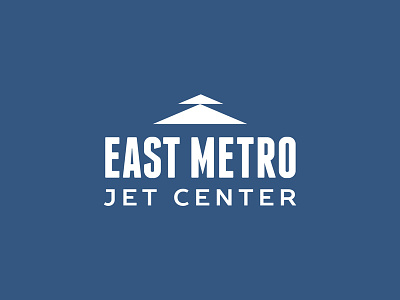 East Metro Jet Center Logo branding logo