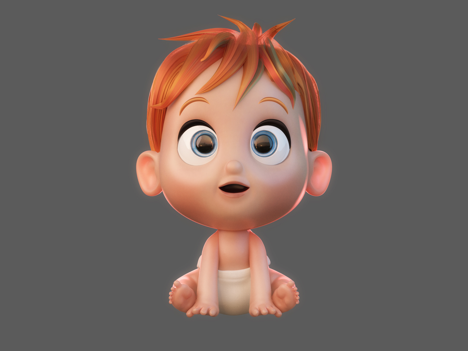 Baby 3d model