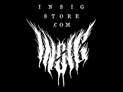 Current/New logo black metal logo vector