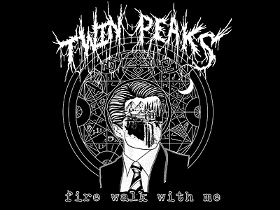 Twin Peaks Metal Shirt black metal goregrind heavy metal metal twin peaks