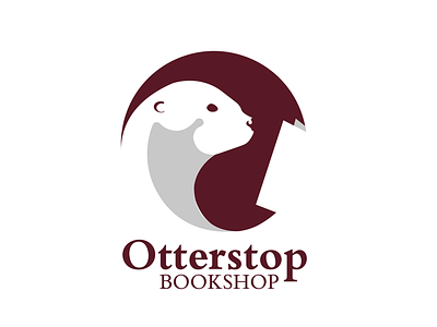 Otterstop adobe branding design graphic design highbrow books illustrator logo student