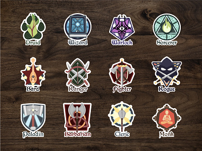 Class Emblem Stickers