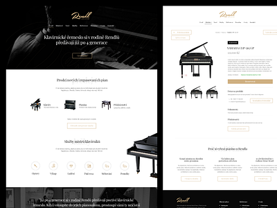 Rendl Piana design flat responsive webdesign website