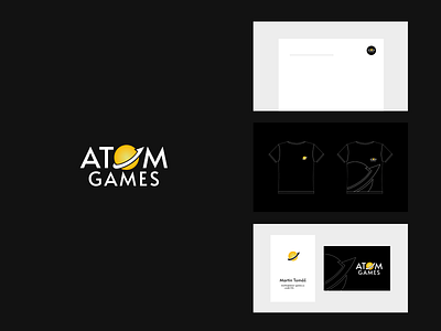 AtomGames CI branding design