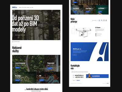 BIM3D.cz branding design flat responsive ui ux video webdesign webflow website