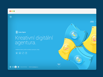 CubesDigital design illustration website