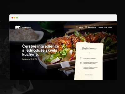 Restaurant template design responsive restaurant template ux