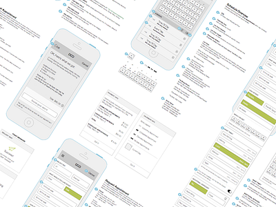 Saturday Wireframin' buttons ios layouts omnigraffle wireframes