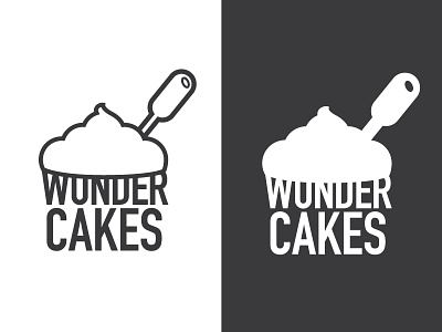 Wundercakes Logo branding cupcakes logo