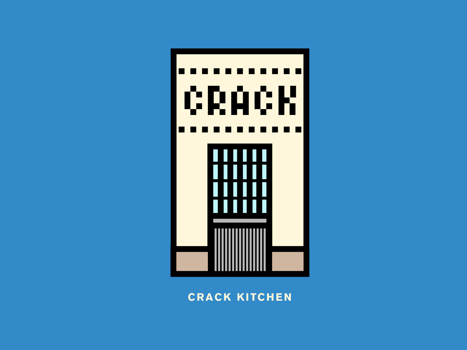 CRACK Kitchen logo by Mark Radomski on Dribbble