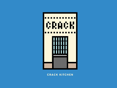 CRACK Kitchen logo architecture figma illustration logo